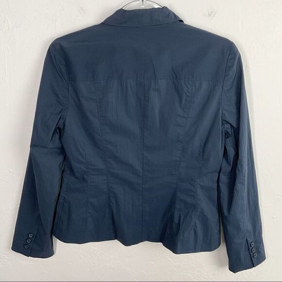 Banana Republic Factory Blue Utility Blazer Jacket  4 - Picture 3 of 5
